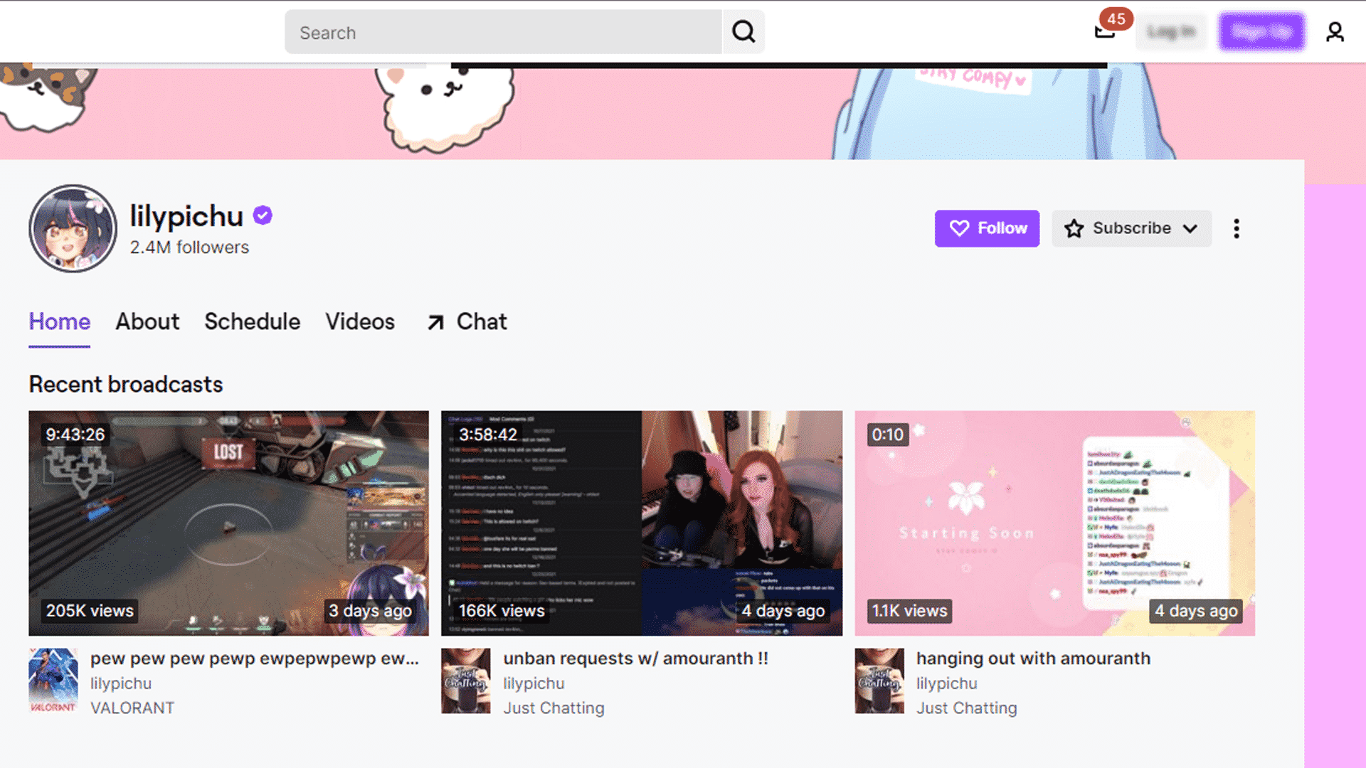 LilyPichu Twitch Account | Twitch.tv/LilyPichu