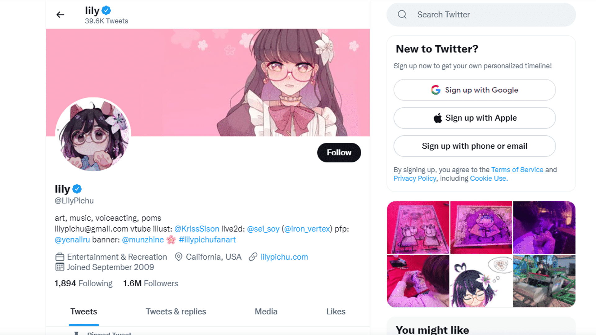 LilyPichu Twitter Account | Twitter.com/LilyPichu