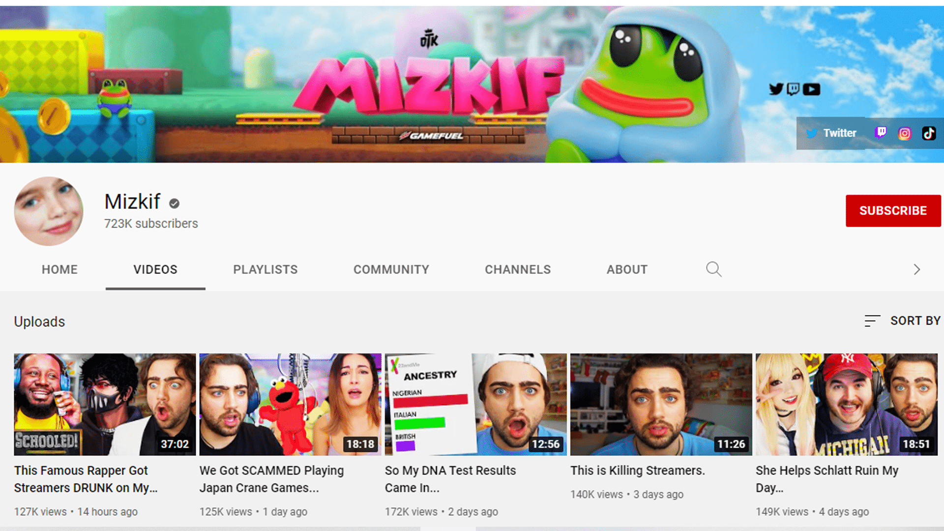 mizkif youtube