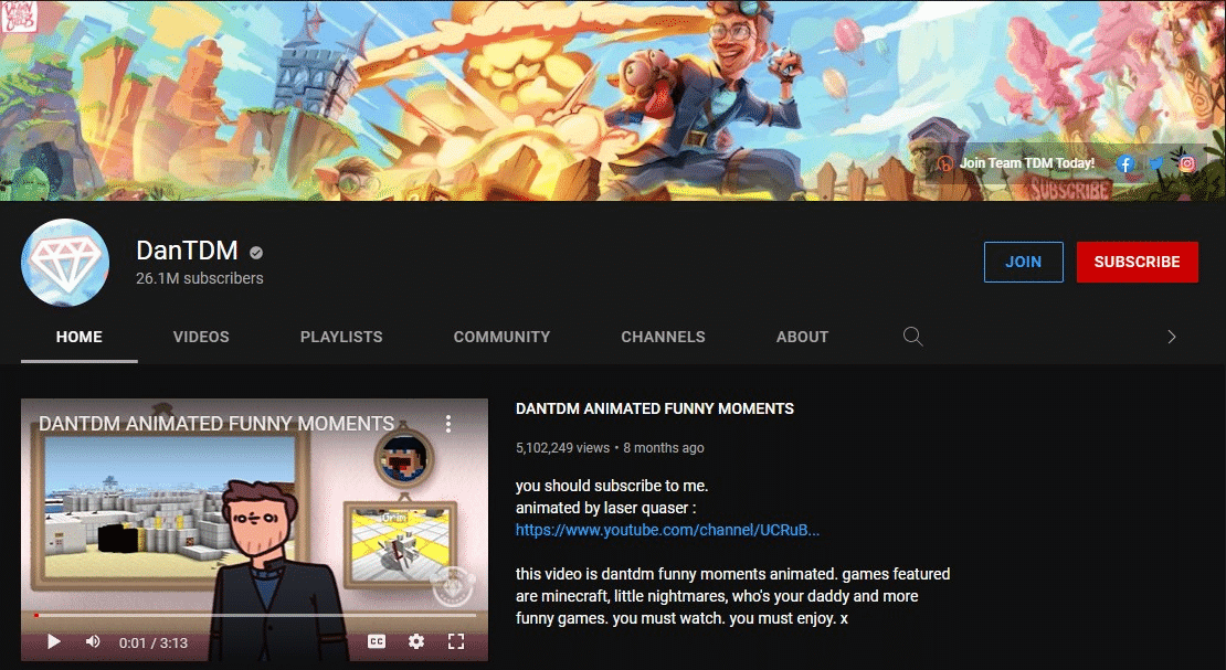 DanTDM Net Worth Facts And Stats StreamScheme