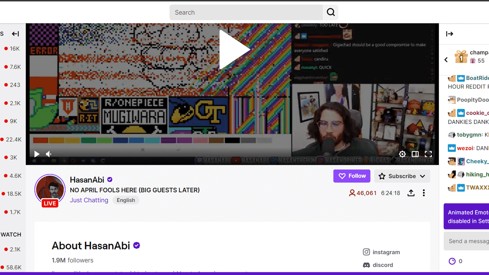 HasanAbi twitch