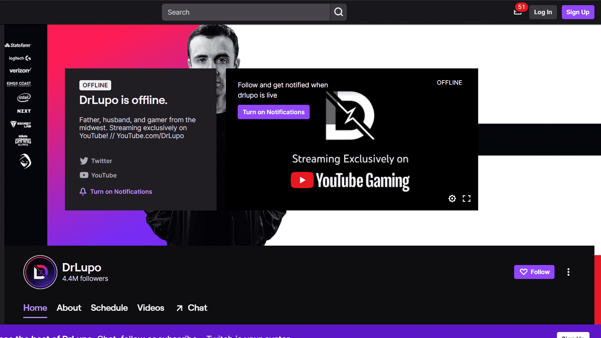 drlupo youtube gaming