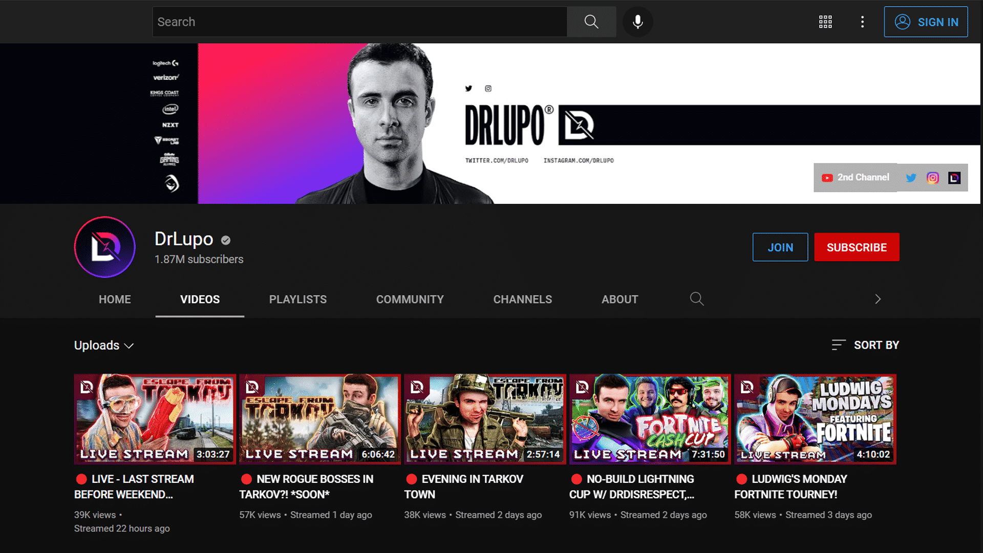 drlupo youtube