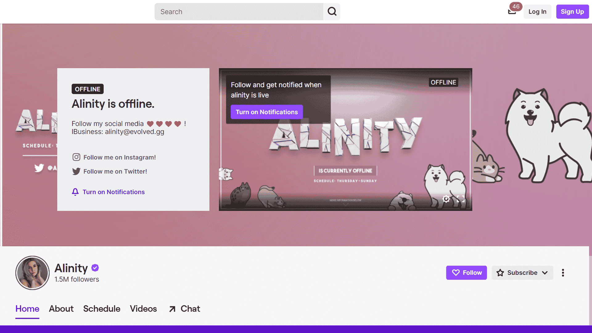 Alinity Twitch Account | Twitch.tv/Alinity