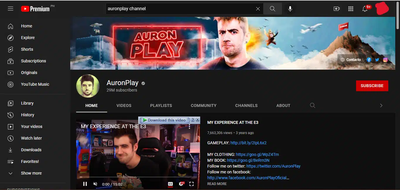 AuronPlay YouTube Channel