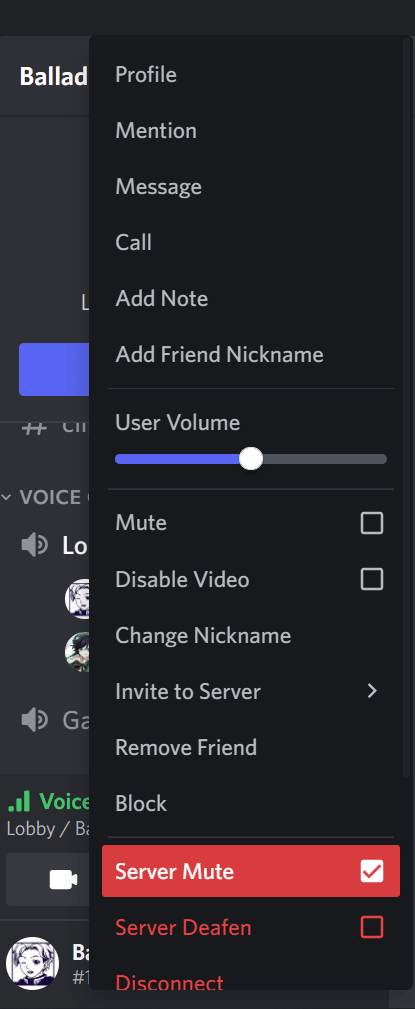 discord user volume