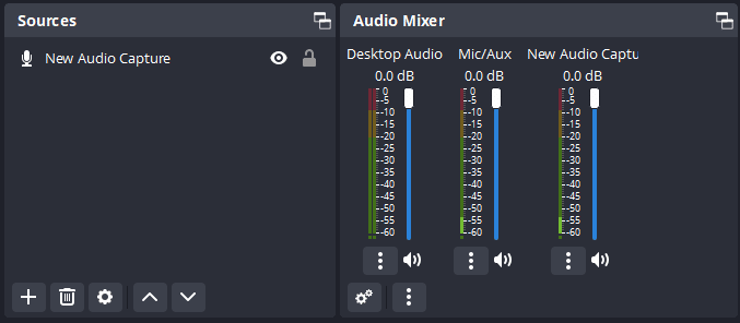 obs audio mixer