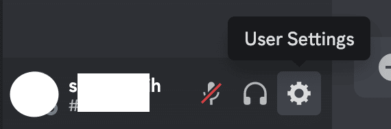 Discord user settings
