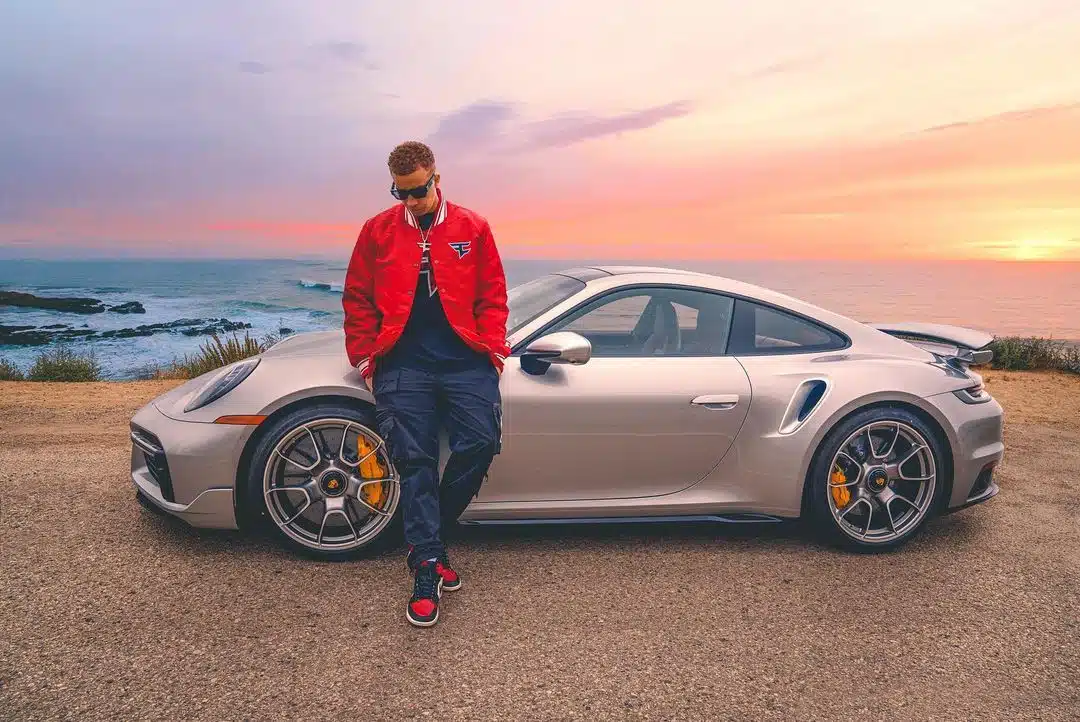 Swagg with his new Porsche 911 Turbo S