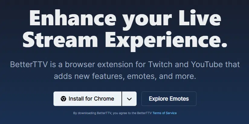 BetterTTV browser extension